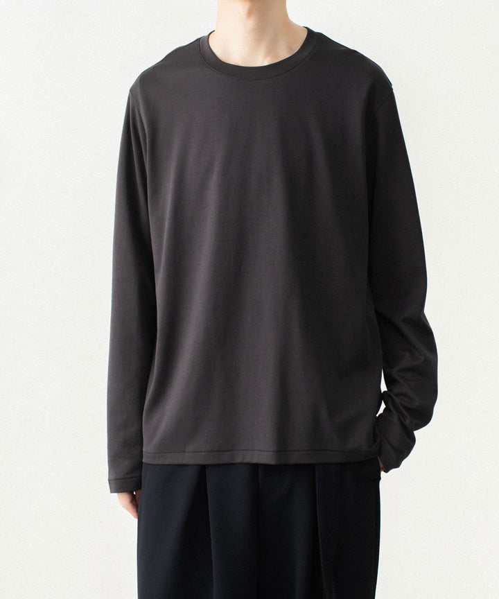 ATTACHMENT アタッチメントのCOTTON DOUBLE FACE SLIM FIT L/S TEE - D.GRAYの公式通販サイトsession福岡セレクトショップ