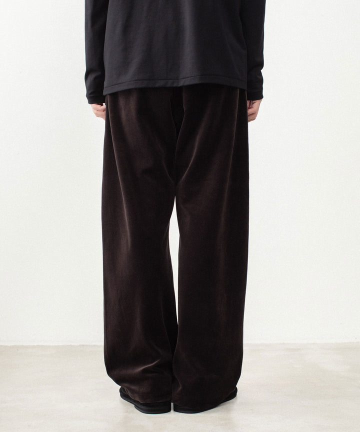ATTACHMENT アタッチメントの80/2 ORGANIC VELOR BALLOON WIDE TRACK TROUSERS - D.BROWNの公式通販サイトsession福岡セレクトショップ
