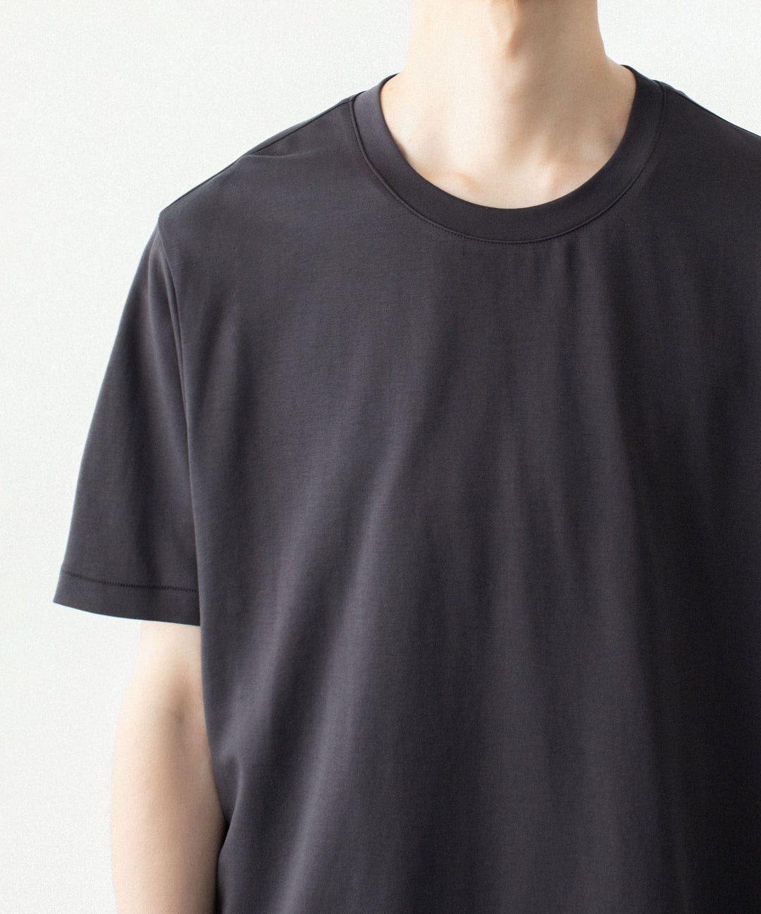 ATTACHMENT アタッチメントのCOTTON DOUBLE FACE SLIM FIT S/S TEE - D.GRAYの公式通販サイトsession福岡セレクトショップ