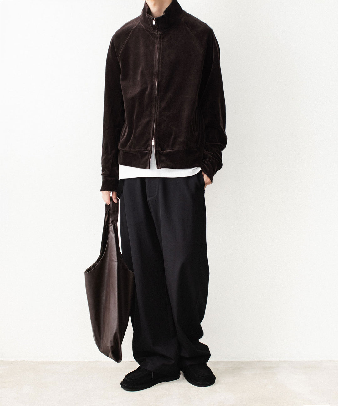 ATTACHMENT アタッチメントの80/2 ORGANIC VELOR TRACK JACKET - D.BROWNの公式通販サイトsession福岡セレクトショップ