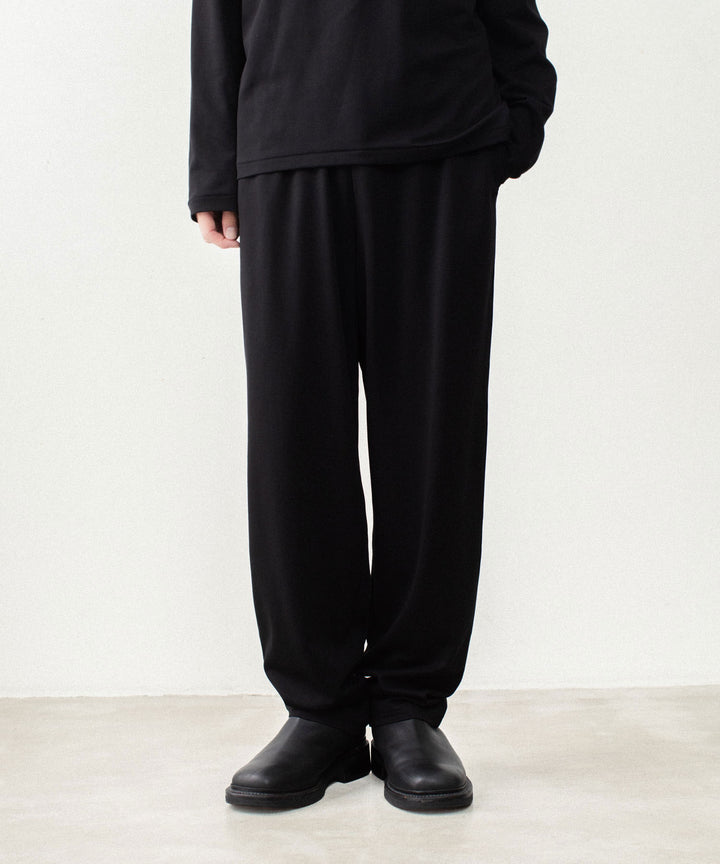 ATTACHMENT アタッチメントのCOTTON DOUBLE FACE LOUNGE TROUSERS - BLACKの公式通販サイトsession福岡セレクトショップ