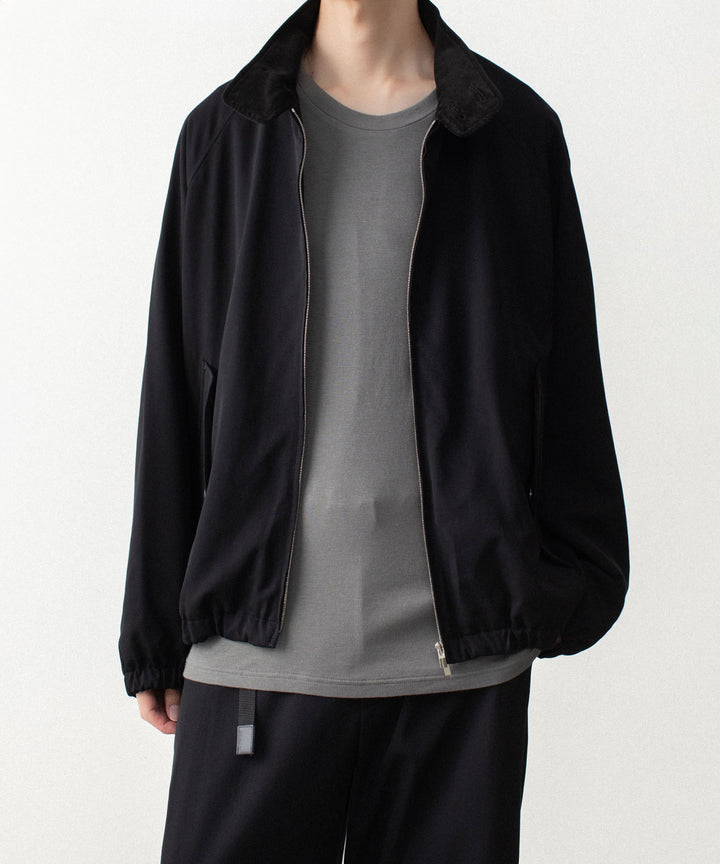 ATTACHMENT アタッチメントのWASHABLE HIGH TWIST GABARDINE HARRINGTON JACKET - BLACKの公式通販サイトsession福岡セレクトショップ