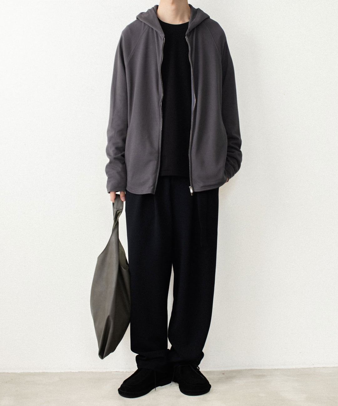 ATTACHMENT アタッチメントのVI/PE SMOOTH ZIP-UP LIGHT HOODIE - D.GRAYの公式通販サイトsession福岡セレクトショップ