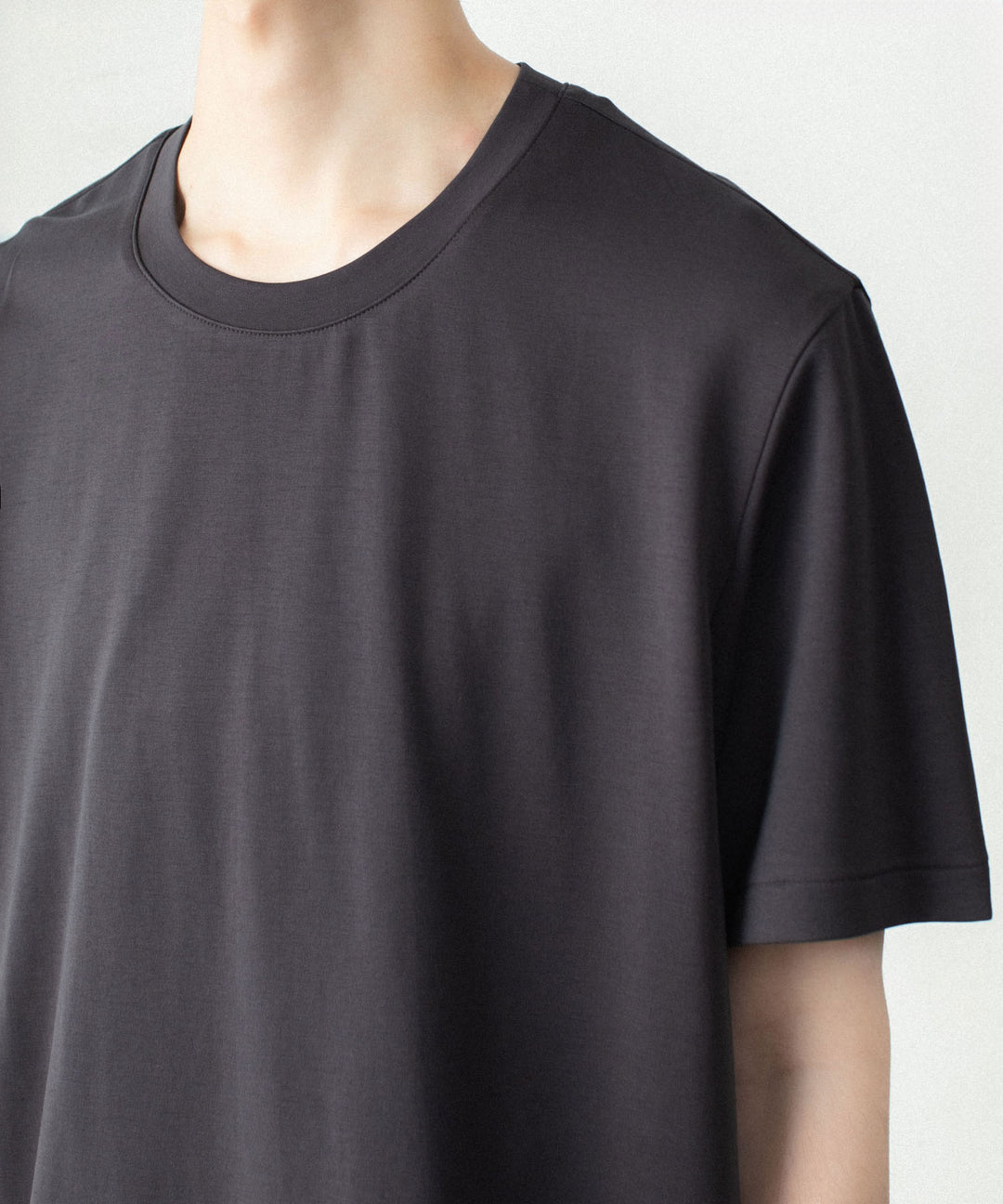 ATTACHMENT アタッチメントのCOTTON DOUBLE FACE SLIM FIT S/S TEE - D.GRAYの公式通販サイトsession福岡セレクトショップ