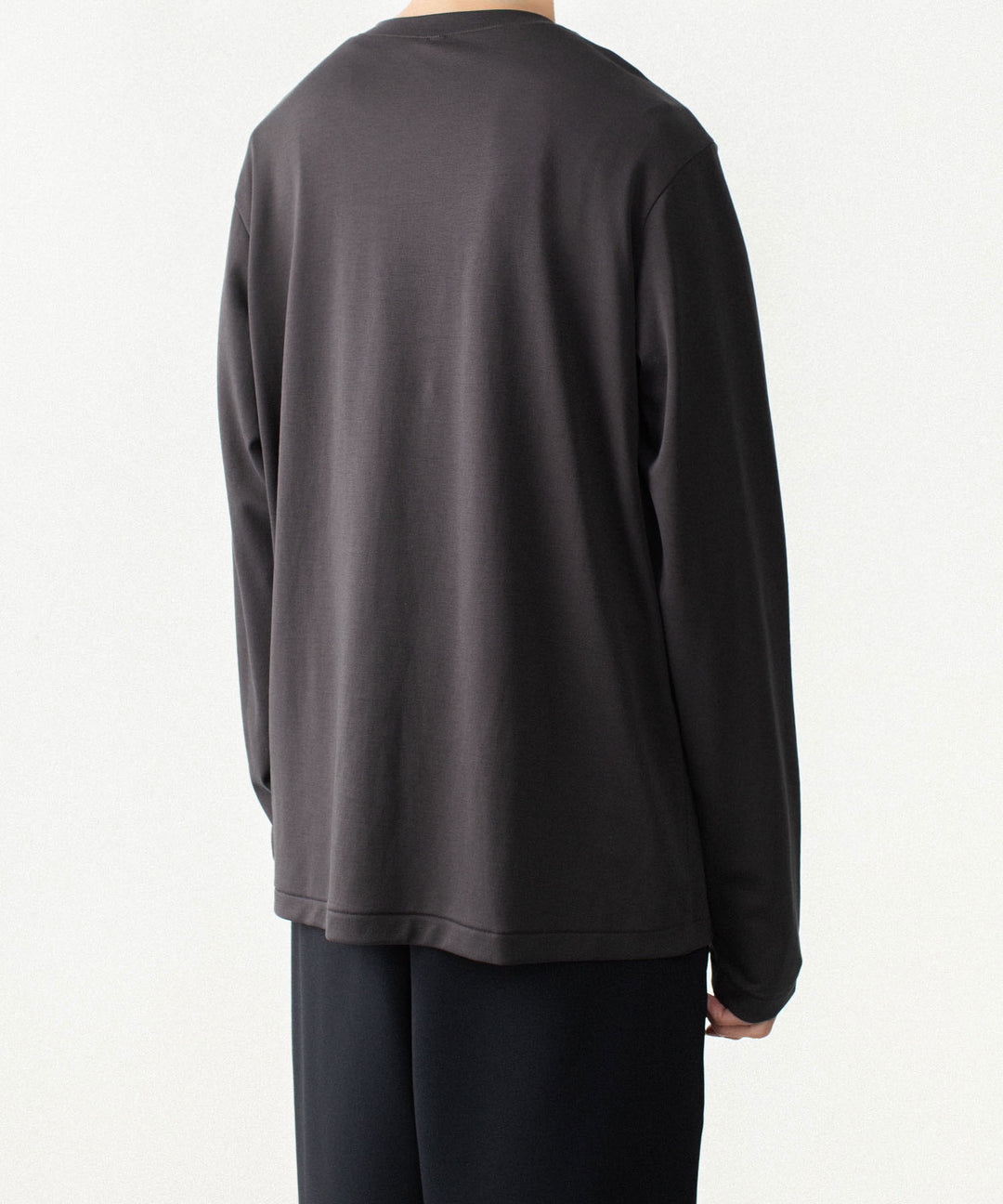 ATTACHMENT アタッチメントのCOTTON DOUBLE FACE SLIM FIT L/S TEE - D.GRAYの公式通販サイトsession福岡セレクトショップ