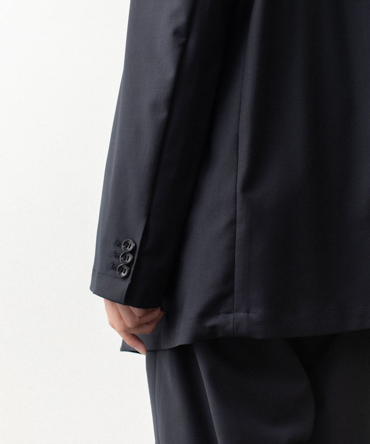 ATTACHMENT アタッチメントの2/80 PE/WO STRETCH TRO DOUBLE-BREASTED JACKET - NAVYの公式通販サイトsession福岡セレクトショップ