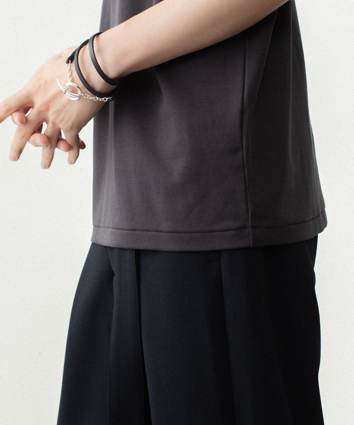 ATTACHMENT アタッチメントのCOTTON DOUBLE FACE SLIM FIT S/S TEE - D.GRAYの公式通販サイトsession福岡セレクトショップ