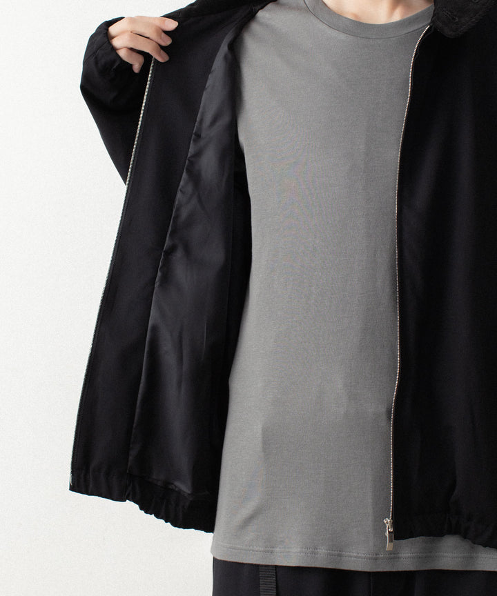 ATTACHMENT アタッチメントのWASHABLE HIGH TWIST GABARDINE HARRINGTON JACKET - BLACKの公式通販サイトsession福岡セレクトショップ