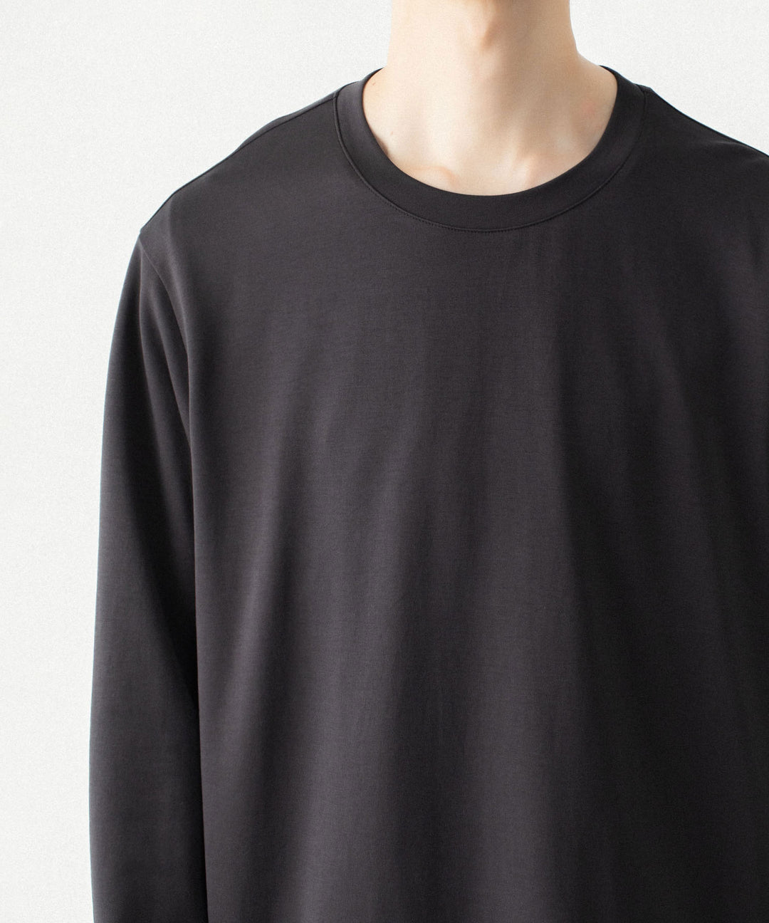ATTACHMENT アタッチメントのCOTTON DOUBLE FACE SLIM FIT L/S TEE - D.GRAYの公式通販サイトsession福岡セレクトショップ
