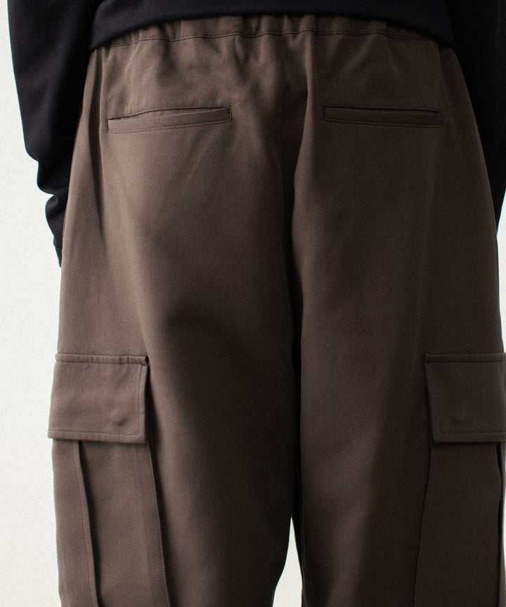 ATTACHMENT アタッチメントのCO/TEN POWDERY DOUBLE CROTH EASY CARGO TROUSERS - D.BROWNの公式通販サイトsession福岡セレクトショップ