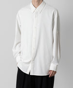 画像をギャラリービューアに読み込む, ATTACHMENT アタッチメントのPE/RY STRETCH TROPICAL STRAP SLEEVE L/S SHIRT - WHITE 公式通販サイトsession福岡セレクトショップ
