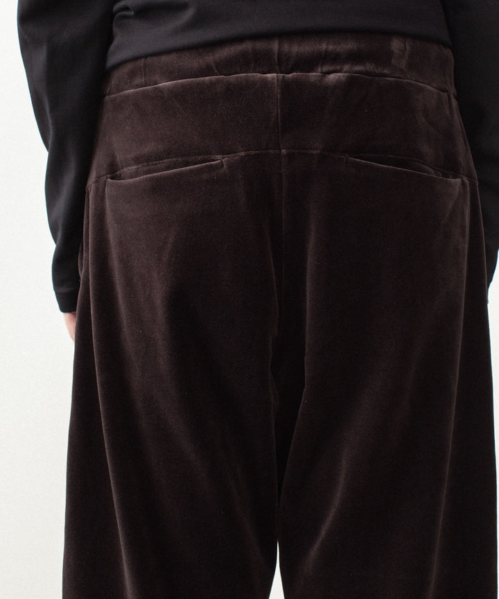 ATTACHMENT アタッチメントの80/2 ORGANIC VELOR BALLOON WIDE TRACK TROUSERS - D.BROWNの公式通販サイトsession福岡セレクトショップ