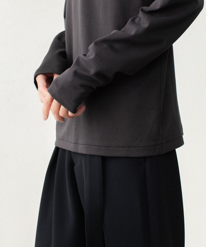 ATTACHMENT アタッチメントのCOTTON DOUBLE FACE SLIM FIT L/S TEE - D.GRAYの公式通販サイトsession福岡セレクトショップ