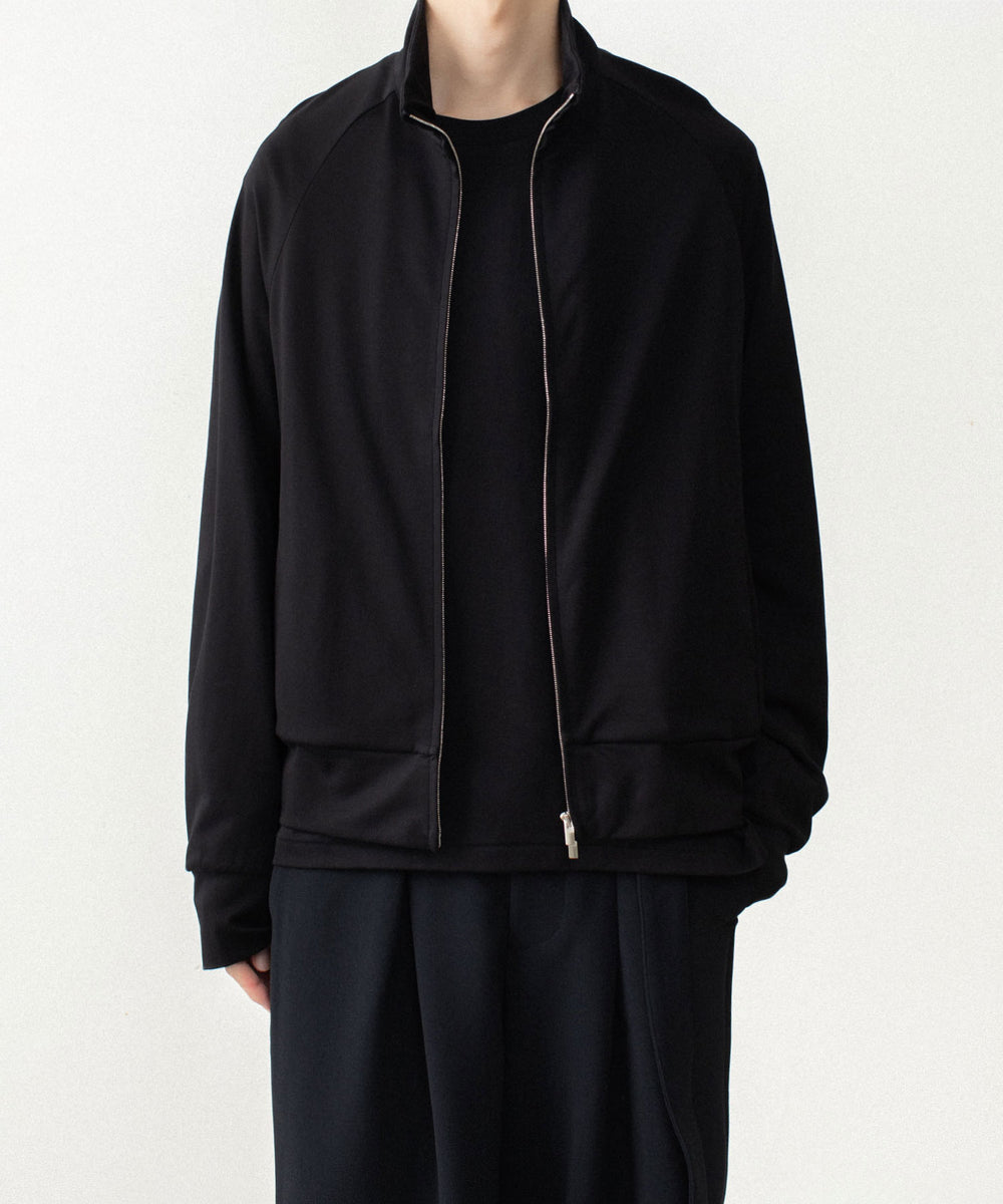 ATTACHMENT アタッチメントのCOTTON DOUBLE FACE STAND COLLAR JACKET - BLACKの公式通販サイトsession福岡セレクトショップ
