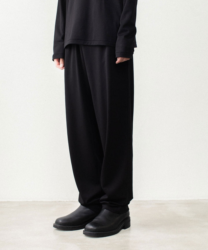ATTACHMENT アタッチメントのCOTTON DOUBLE FACE LOUNGE TROUSERS - BLACKの公式通販サイトsession福岡セレクトショップ
