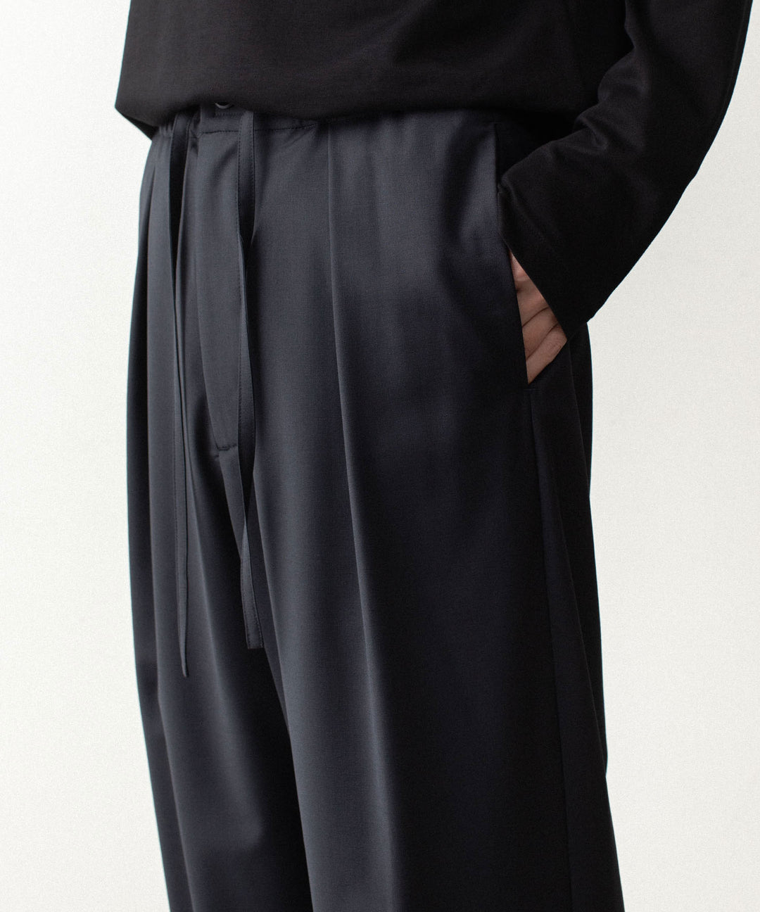 ATTACHMENT アタッチメントの2/80 PE/WO STRETCH TRO EASY TROUSERS - NAVYの公式通販サイトsession福岡セレクトショップ