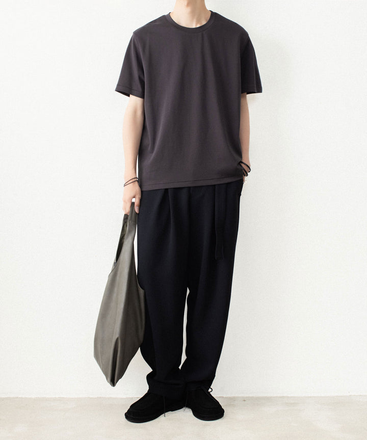 ATTACHMENT アタッチメントのCOTTON DOUBLE FACE SLIM FIT S/S TEE - D.GRAYの公式通販サイトsession福岡セレクトショップ