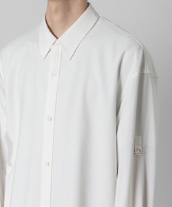 ATTACHMENT アタッチメントのPE/RY STRETCH TROPICAL STRAP SLEEVE L/S SHIRT - WHITE 公式通販サイトsession福岡セレクトショップ