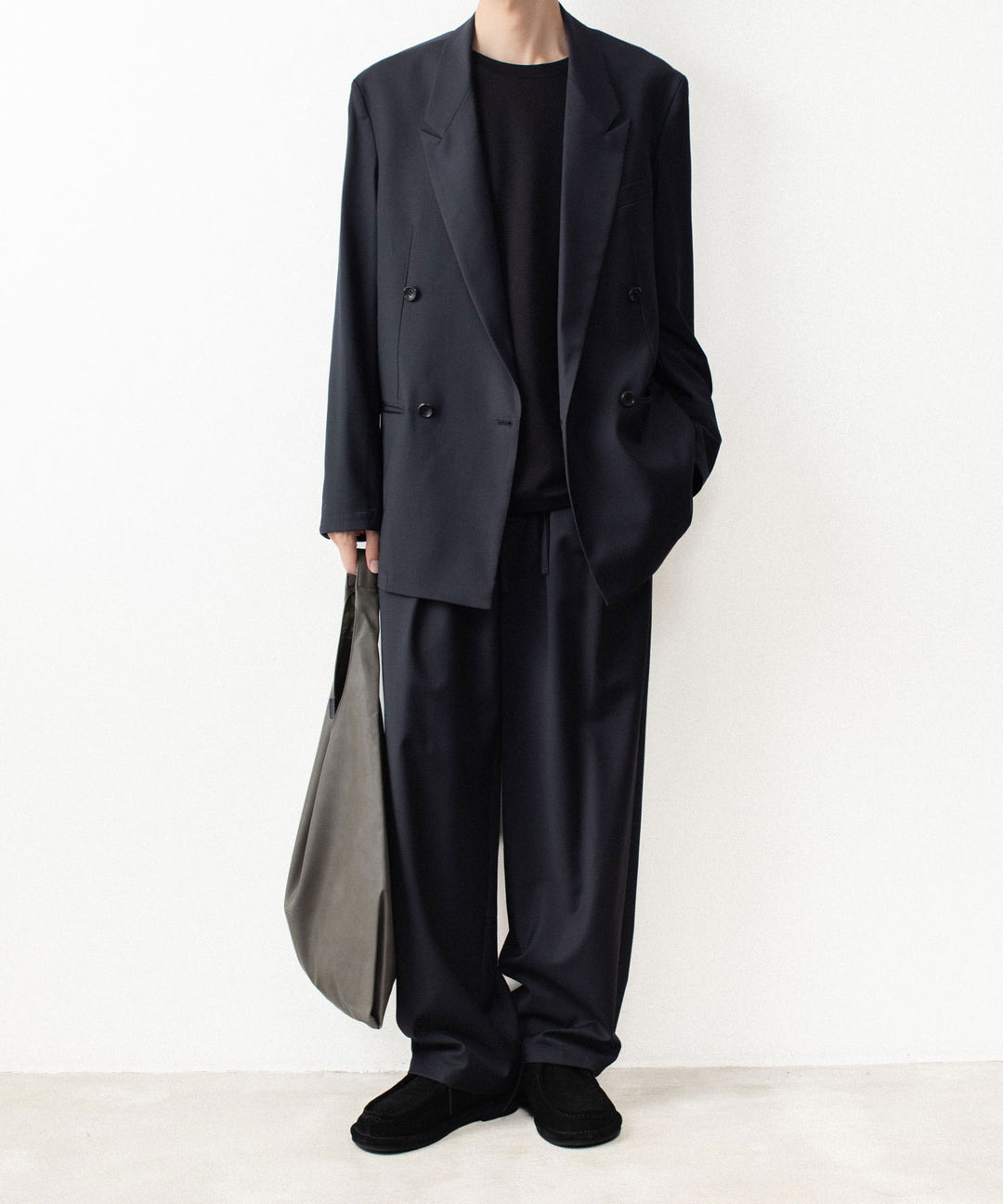 ATTACHMENT アタッチメントの2/80 PE/WO STRETCH TRO DOUBLE-BREASTED JACKET - NAVYの公式通販サイトsession福岡セレクトショップ