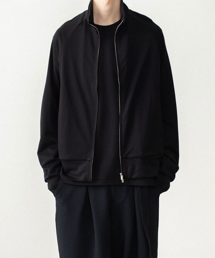 ATTACHMENT アタッチメントのCOTTON DOUBLE FACE STAND COLLAR JACKET - BLACKの公式通販サイトsession福岡セレクトショップ