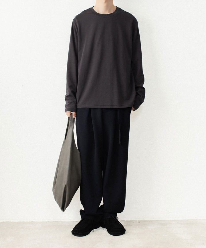 ATTACHMENT アタッチメントのCOTTON DOUBLE FACE SLIM FIT L/S TEE - D.GRAYの公式通販サイトsession福岡セレクトショップ