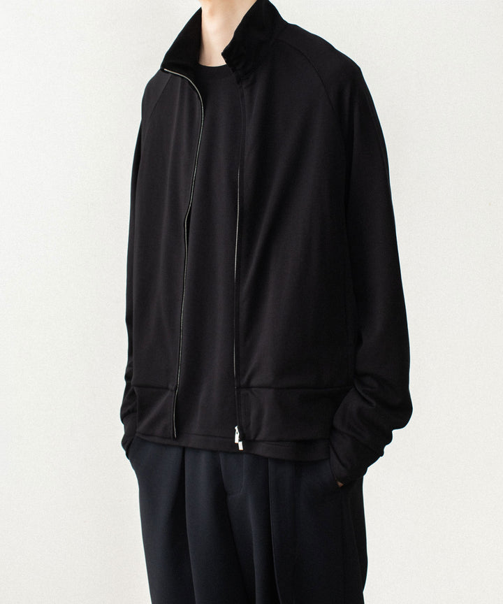 ATTACHMENT アタッチメントのCOTTON DOUBLE FACE STAND COLLAR JACKET - BLACKの公式通販サイトsession福岡セレクトショップ