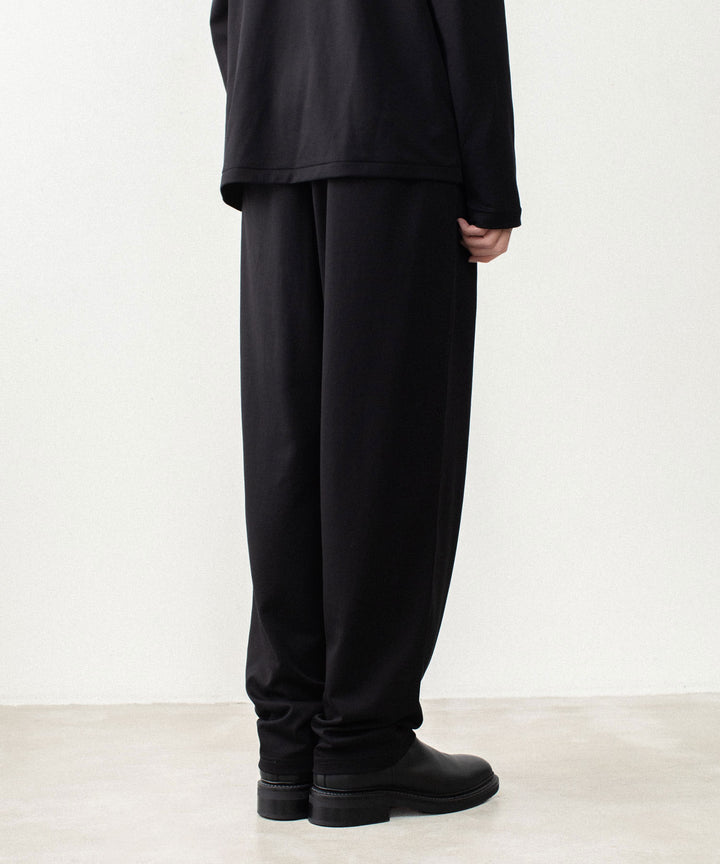ATTACHMENT アタッチメントのCOTTON DOUBLE FACE LOUNGE TROUSERS - BLACKの公式通販サイトsession福岡セレクトショップ