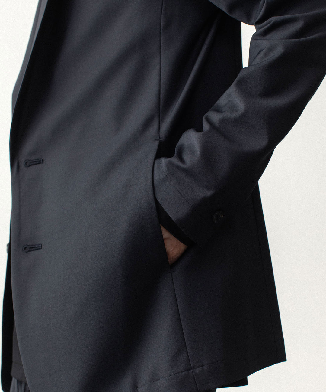 ATTACHMENT アタッチメントの2/80 PE/WO STRETCH TRO 2B JACKET - NAVYの公式通販サイトsession福岡セレクトショップ