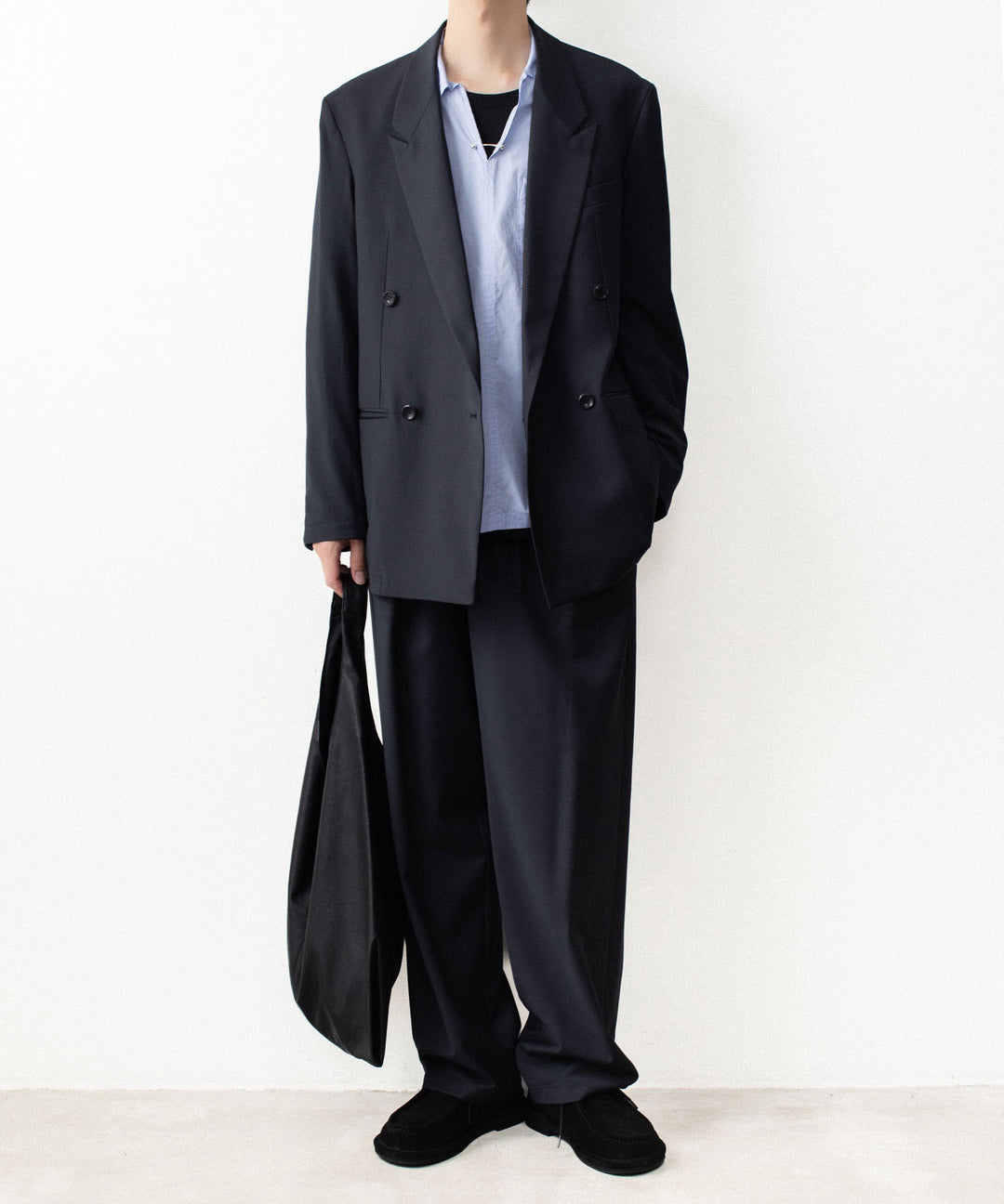 ATTACHMENT アタッチメントの2/80 PE/WO STRETCH TRO DOUBLE-BREASTED JACKET - NAVYの公式通販サイトsession福岡セレクトショップ