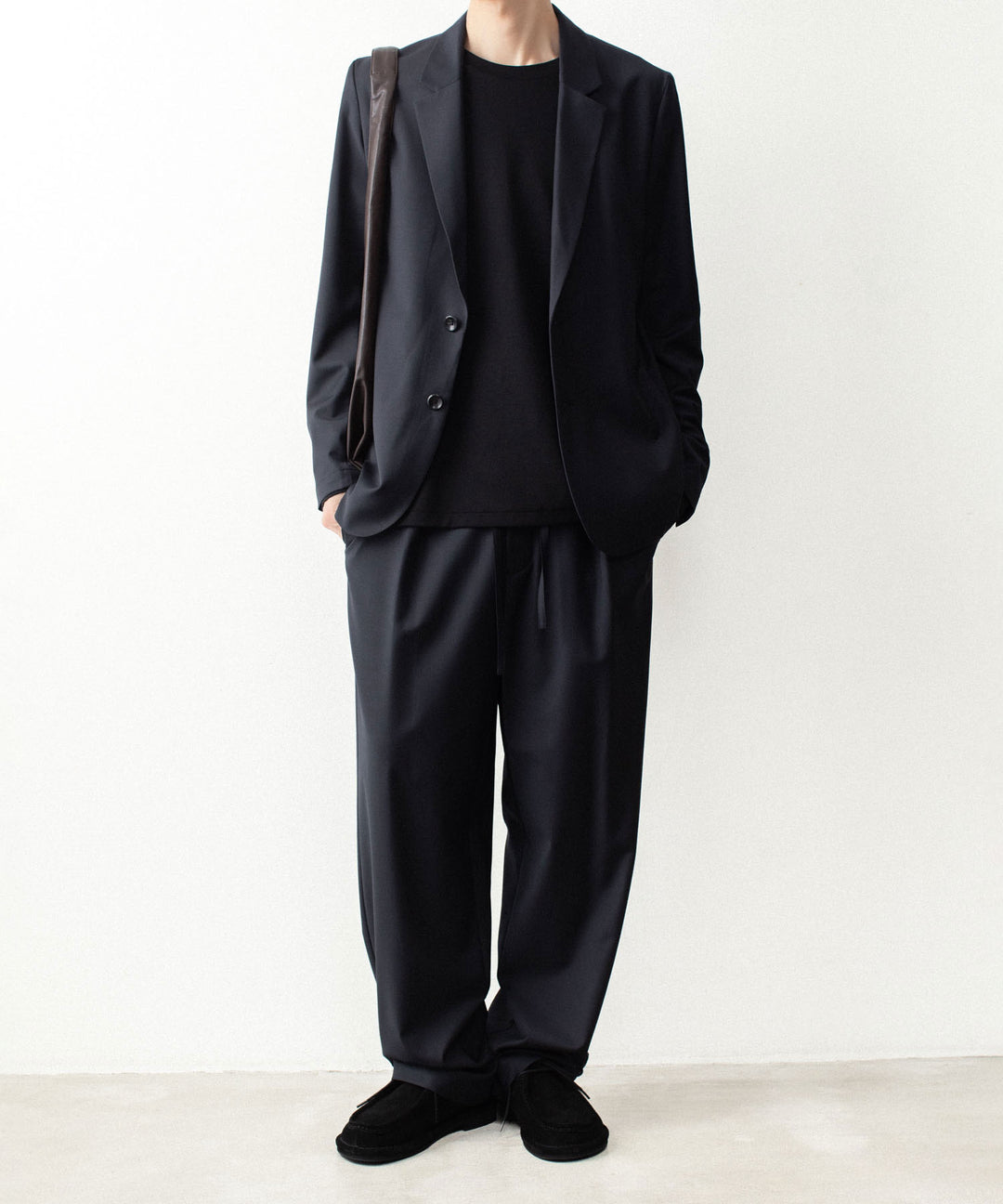 ATTACHMENT アタッチメントの2/80 PE/WO STRETCH TRO EASY TROUSERS - NAVYの公式通販サイトsession福岡セレクトショップ