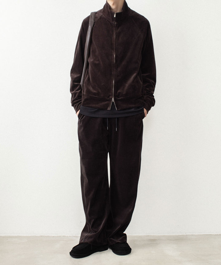 ATTACHMENT アタッチメントの80/2 ORGANIC VELOR BALLOON WIDE TRACK TROUSERS - D.BROWNの公式通販サイトsession福岡セレクトショップ