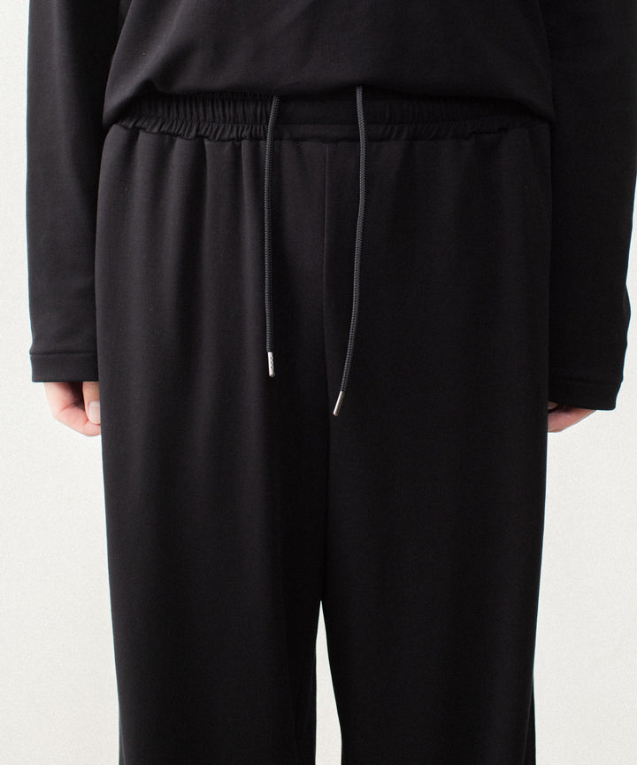 ATTACHMENT アタッチメントのCOTTON DOUBLE FACE LOUNGE TROUSERS - BLACKの公式通販サイトsession福岡セレクトショップ
