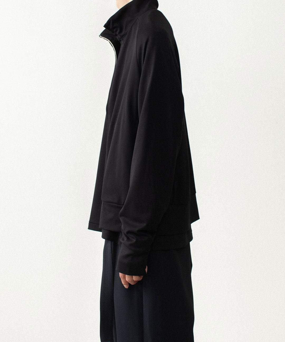 ATTACHMENT アタッチメントのCOTTON DOUBLE FACE STAND COLLAR JACKET - BLACKの公式通販サイトsession福岡セレクトショップ