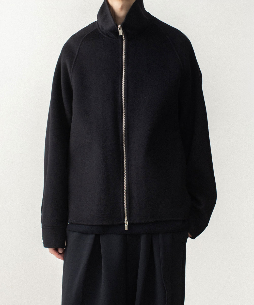 ATTACHMENT アタッチメントのWO/CA DOUBLE FACE BEAVER STAND COLLAR JACKET - BLACKの公式通販サイトsession福岡セレクトショップ