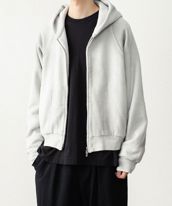 VEIN ヴェインのBRUSHED TERRY ZIP-UP HOODIE - OFF WHITEの公式通販サイトsession福岡セレクトショップ