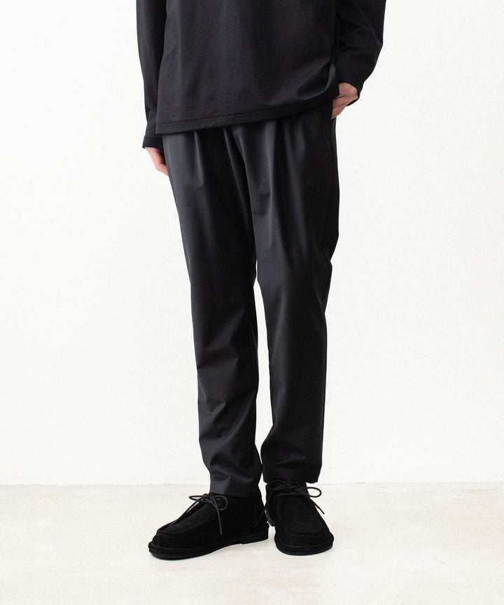 ATTACHMENT アタッチメントの2/80 PE/WO STRETCH TRO REGULAR FIT 1TUCK  TROUSERS - BLACK公式通販サイトsession福岡セレクトショップ