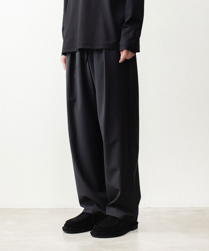 ATTACHMENT アタッチメントの2/80 PE/WO STRETCH TRO EASY TROUSERS - BLACKの公式通販サイトsession福岡セレクトショップ