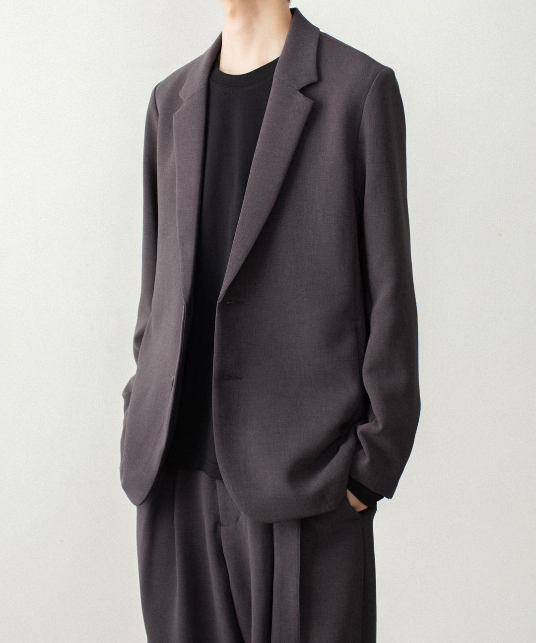 ATTACHMENT アタッチメントのPE STRETCH DOUBLE CLOTH 2B JACKET - D.KH GRAYの公式通販サイトsession福岡セレクトショップ