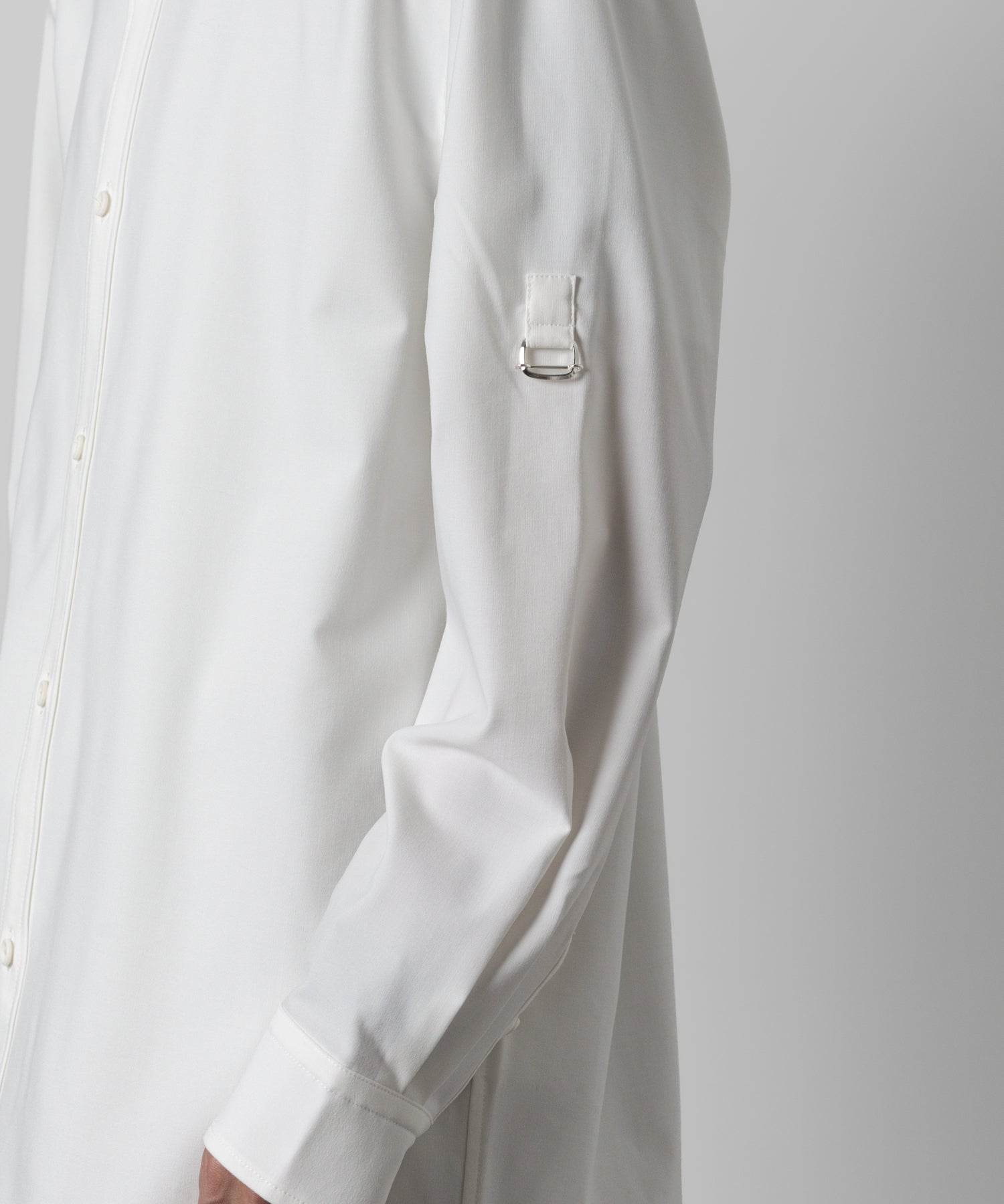 ATTACHMENT アタッチメントのPE/RY STRETCH TROPICAL STRAP SLEEVE L/S SHIRT - WHITE 公式通販サイトsession福岡セレクトショップ