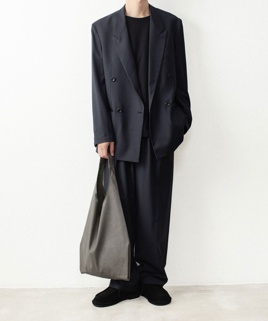 ATTACHMENT アタッチメントの2/80 PE/WO STRETCH TRO EASY TROUSERS - NAVYの公式通販サイトsession福岡セレクトショップ