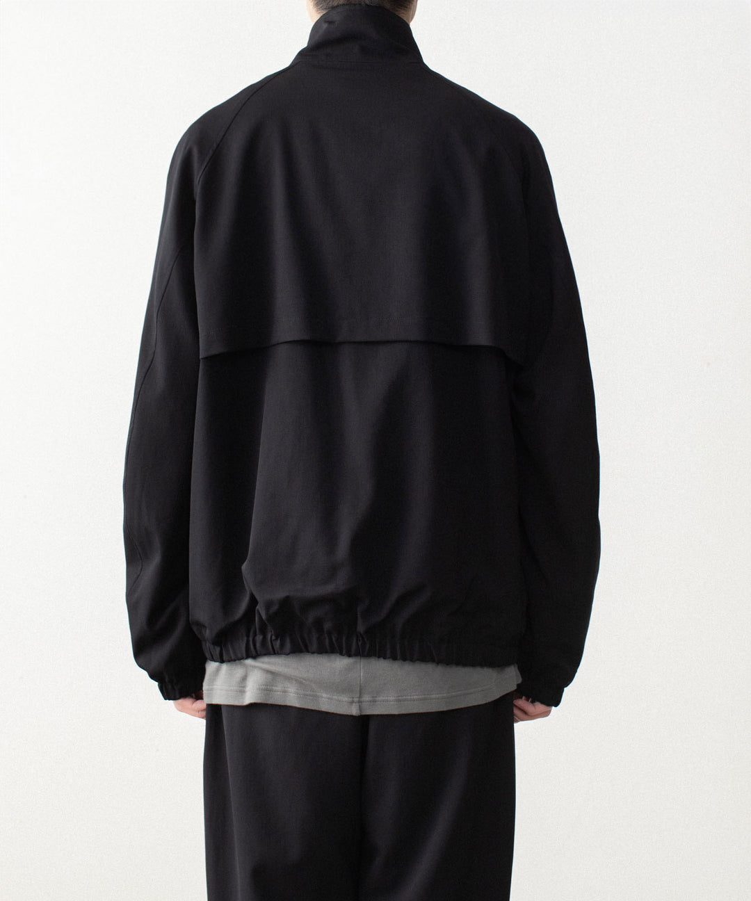 ATTACHMENT アタッチメントのWASHABLE HIGH TWIST GABARDINE HARRINGTON JACKET - BLACKの公式通販サイトsession福岡セレクトショップ