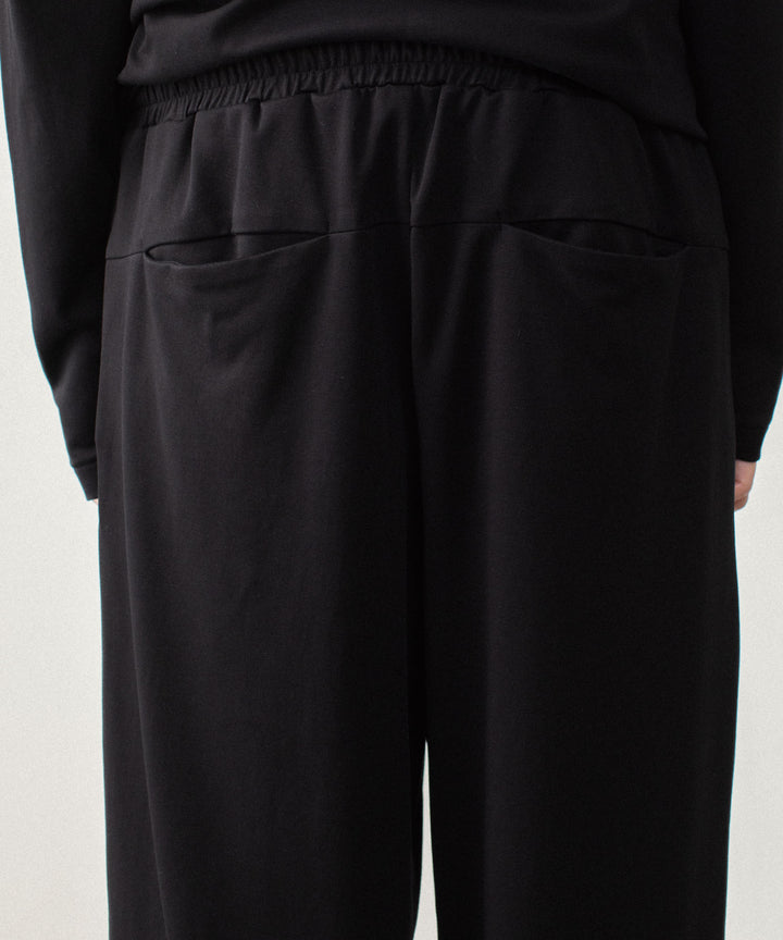 ATTACHMENT アタッチメントのCOTTON DOUBLE FACE LOUNGE TROUSERS - BLACKの公式通販サイトsession福岡セレクトショップ