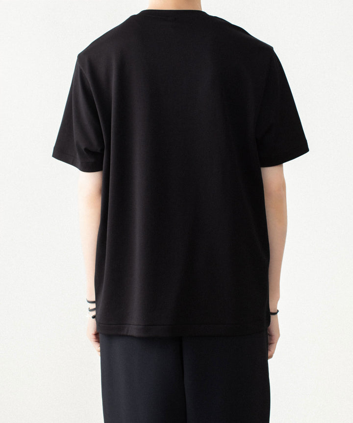 ATTACHMENT アタッチメントのCOTTON DOUBLE FACE SLIM FIT S/S TEE - BLACKの公式通販サイトsession福岡セレクトショップ