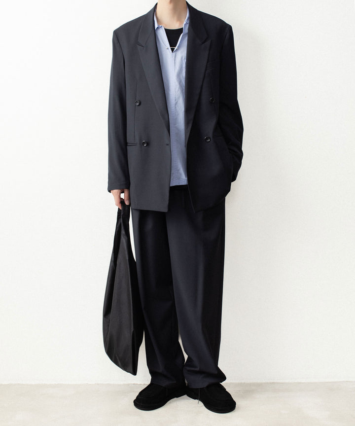 ATTACHMENT アタッチメントの2/80 PE/WO STRETCH TRO EASY TROUSERS - NAVYの公式通販サイトsession福岡セレクトショップ