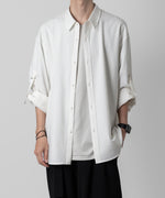 画像をギャラリービューアに読み込む, ATTACHMENT アタッチメントのPE/RY STRETCH TROPICAL STRAP SLEEVE L/S SHIRT - WHITE 公式通販サイトsession福岡セレクトショップ
