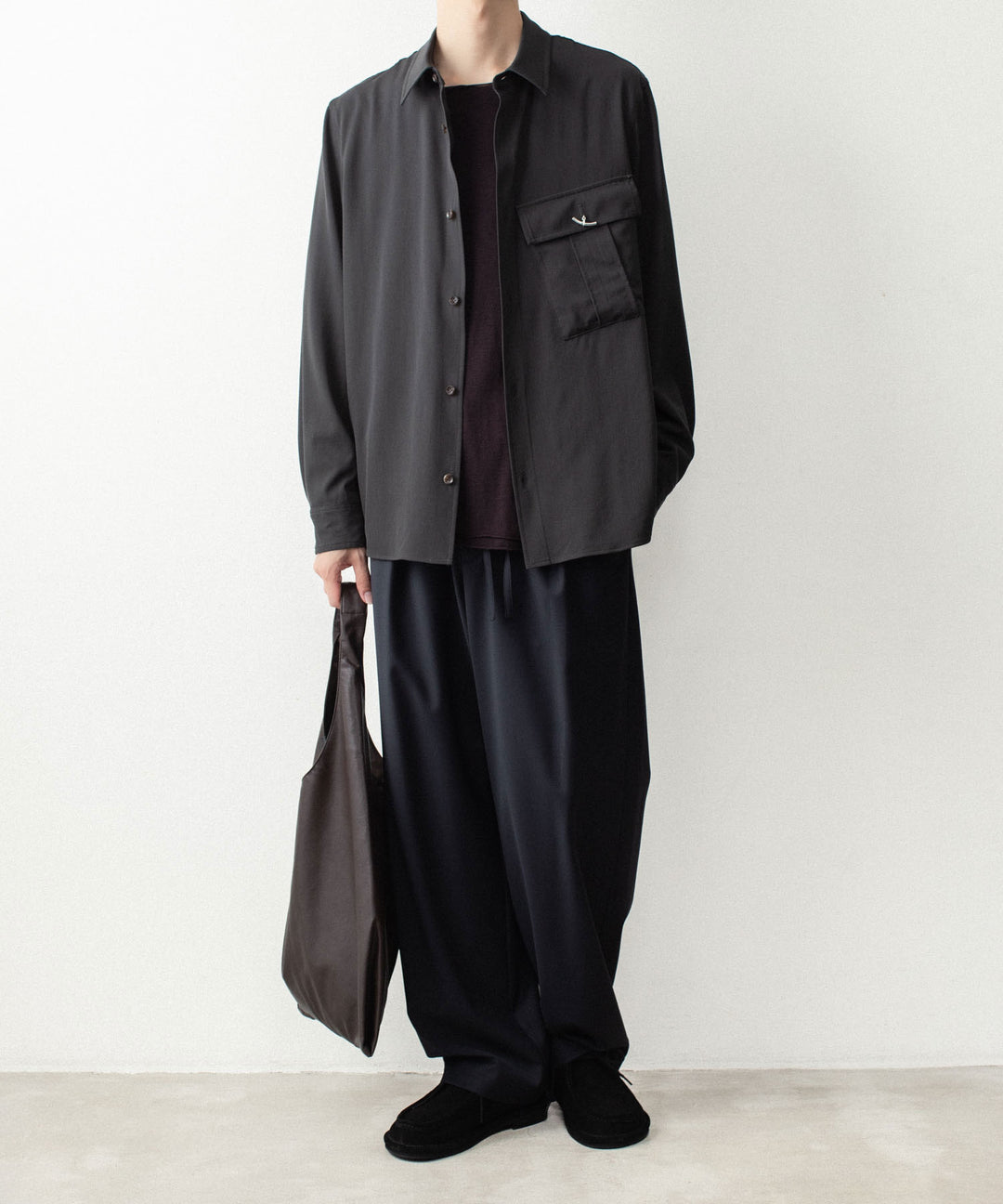 ATTACHMENT アタッチメントの2/80 PE/WO STRETCH TRO EASY TROUSERS - NAVYの公式通販サイトsession福岡セレクトショップ
