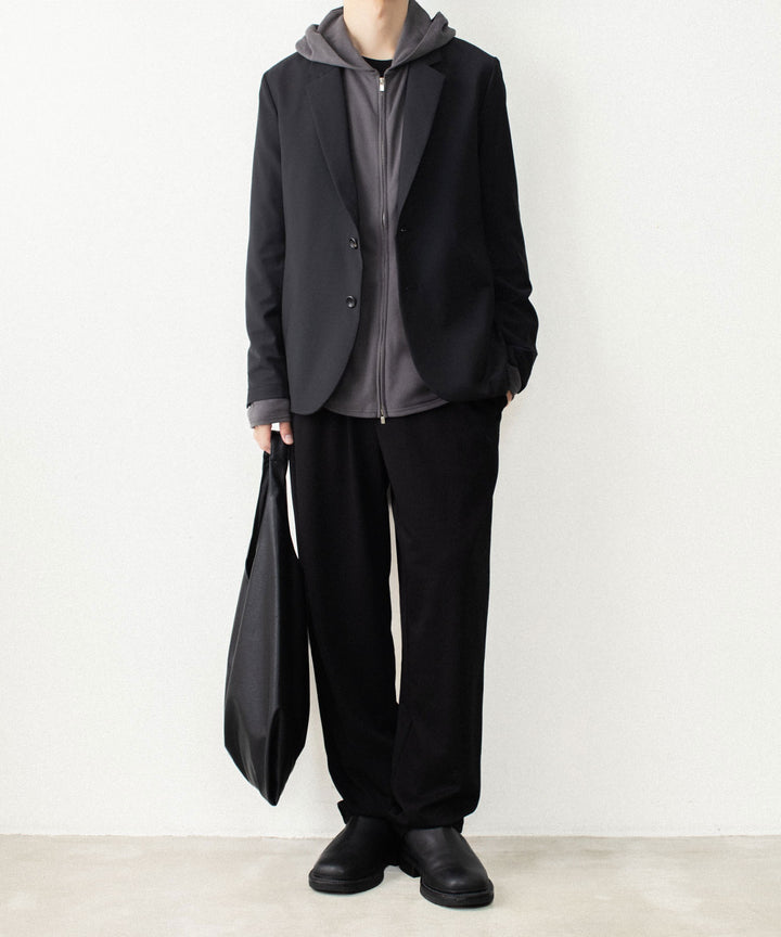 ATTACHMENT アタッチメントのCOTTON DOUBLE FACE LOUNGE TROUSERS - BLACKの公式通販サイトsession福岡セレクトショップ
