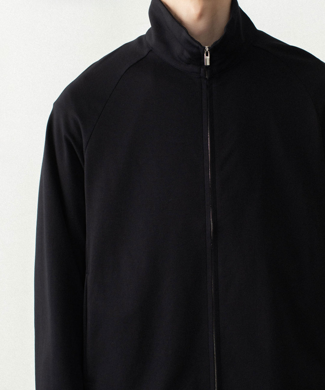 ATTACHMENT アタッチメントのCOTTON DOUBLE FACE STAND COLLAR JACKET - BLACKの公式通販サイトsession福岡セレクトショップ