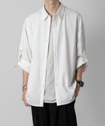 画像をギャラリービューアに読み込む, ATTACHMENT アタッチメントのPE/RY STRETCH TROPICAL STRAP SLEEVE L/S SHIRT - WHITE 公式通販サイトsession福岡セレクトショップ
