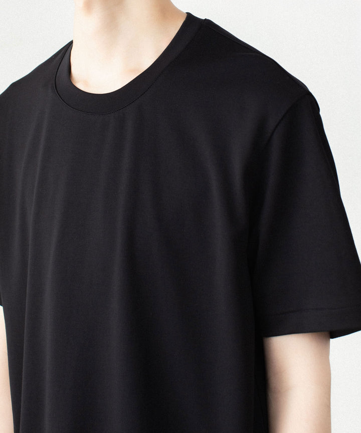 ATTACHMENT アタッチメントのCOTTON DOUBLE FACE SLIM FIT S/S TEE - BLACKの公式通販サイトsession福岡セレクトショップ
